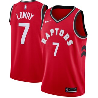 Men's Toronto Raptors #7 Kyle Lowry Red NBA Stitched Jersey